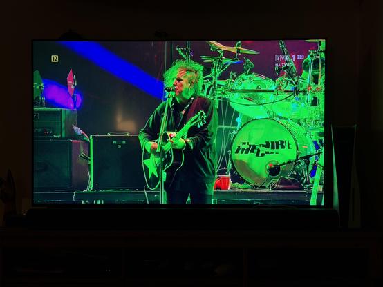 The Cure concert live tv transmission