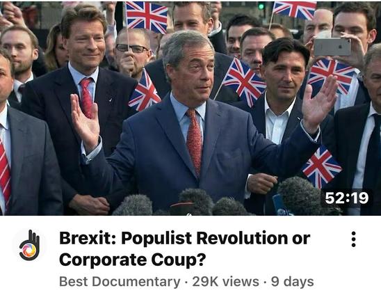 Brexit: Populist Revolution or Corporate Coup?

Best Documentary - 29K views - 9 days