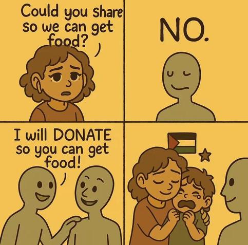 To be honest, I can't feed myself and my family, and your donations are what sustains and saves us. So please don't forget us; even if you only participate in the campaign, you are the reason we are fed.