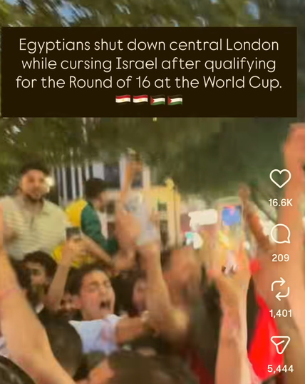 A screen grab of ppl jumping up and down