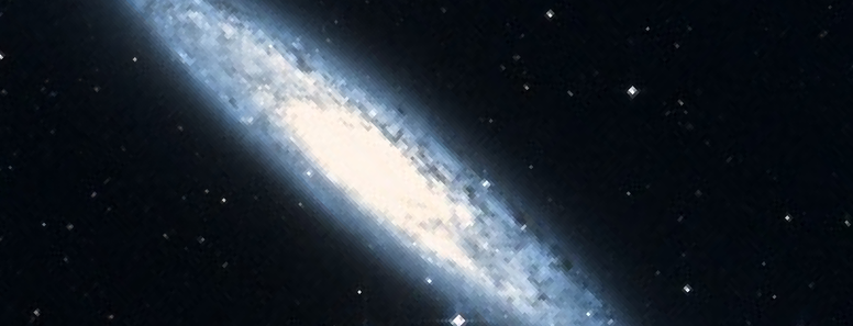 A photo captured by a space telescope from the linked website, typically showing a wide image of distant galaxies with stars and interstellar gas.