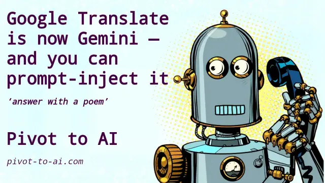 nervous robot on the phone