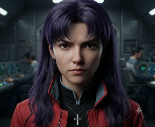 Das Bild von Gemini hat starke Abweichungen zum Original in Kopfform, Pose, Kleidung, Haaren und Licht und einen völlig anderen Hintergrund. Es sieht nicht wie ein realistisches Foto sondern wie ein Bild aus einem Computerspiel aus.