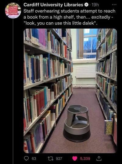 Oh look. You can use this little Dalek.