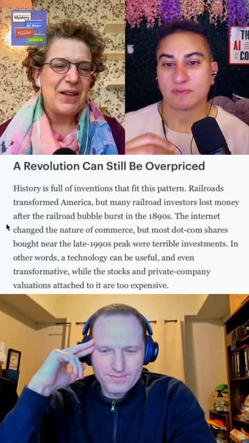 [video description] Three people are speaking with each other on a split screen. Emily is a white cis woman with curly brown hair, wearing glasses, and a colorful shawl over a dark red blouse. The second is Matthew, who is a white cis man wearing a dark blue jacket and headphones in a dimly lit room. Alex, is a brown trans woman with short curly black hair, wearing a light pink sweater, and in a room with purple and pink flowers hanging down from the ceiling.