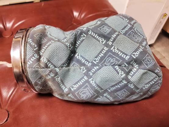 Royal Model 501 hand vacuum bag, before washing.