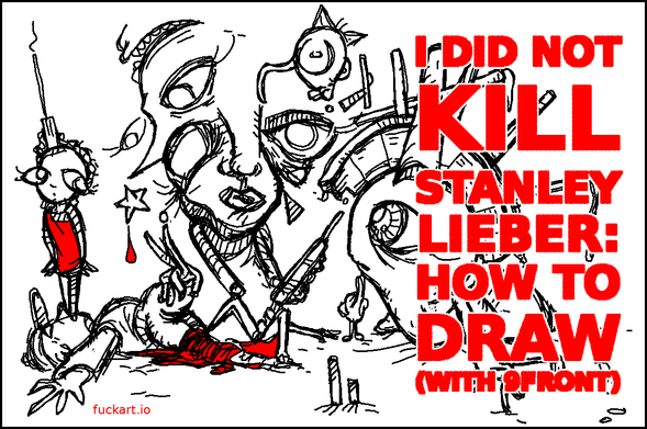 poster for 

"I Did Not Kill Stanley Lieber: How to draw (with 9front)"

there's some characters or something, I can't tell
