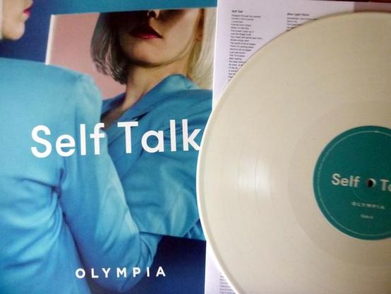 A vinyl record, “Self Talk”, Olympia 2016. 

source https://www.flickr.com/photos/bootload/38776582531/