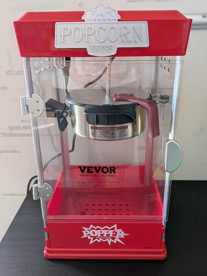 Photo of a popcorn maker machine