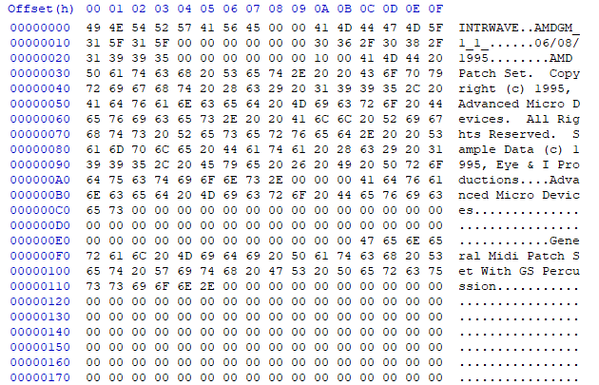 INTRWAVE..AMDGM_1_1_......06/08/1995........AMD.......