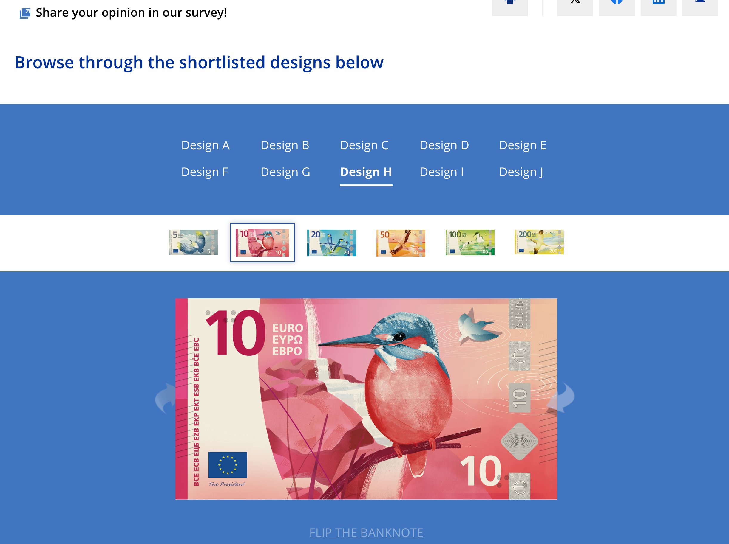 What will the new #euro banknotes look like? We can all vote on that now (see the survey in the link). 🎉I enjoyed browsing through these, though I couldnt quite decide whether I like Design H or Design B better...Personally, I prefer not to have humans on there because the #Eu and #Europe represent more than 6 people from a few countries.