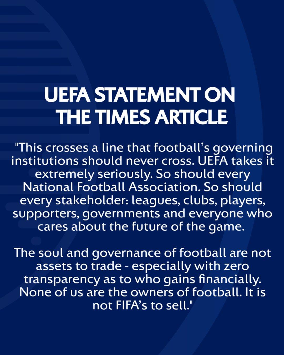 Europeans react to Infantino selling the goose to american plutocrats. #europe #fifa #uspol #corruption