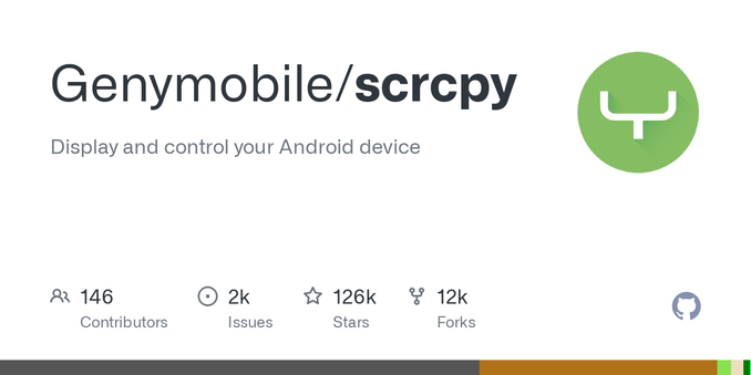 Display and control your Android device. Contribute to Genymobile/scrcpy development by creating an account on GitHub.