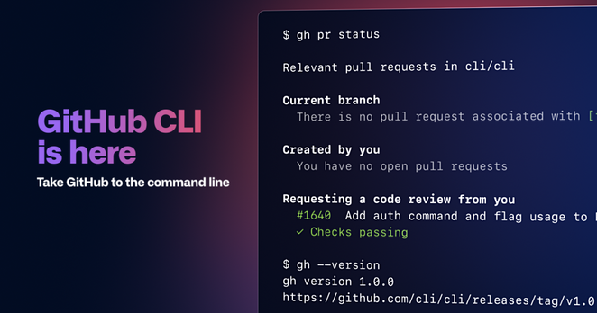 GitHub’s official command line tool. Contribute to cli/cli development by creating an account on GitHub.