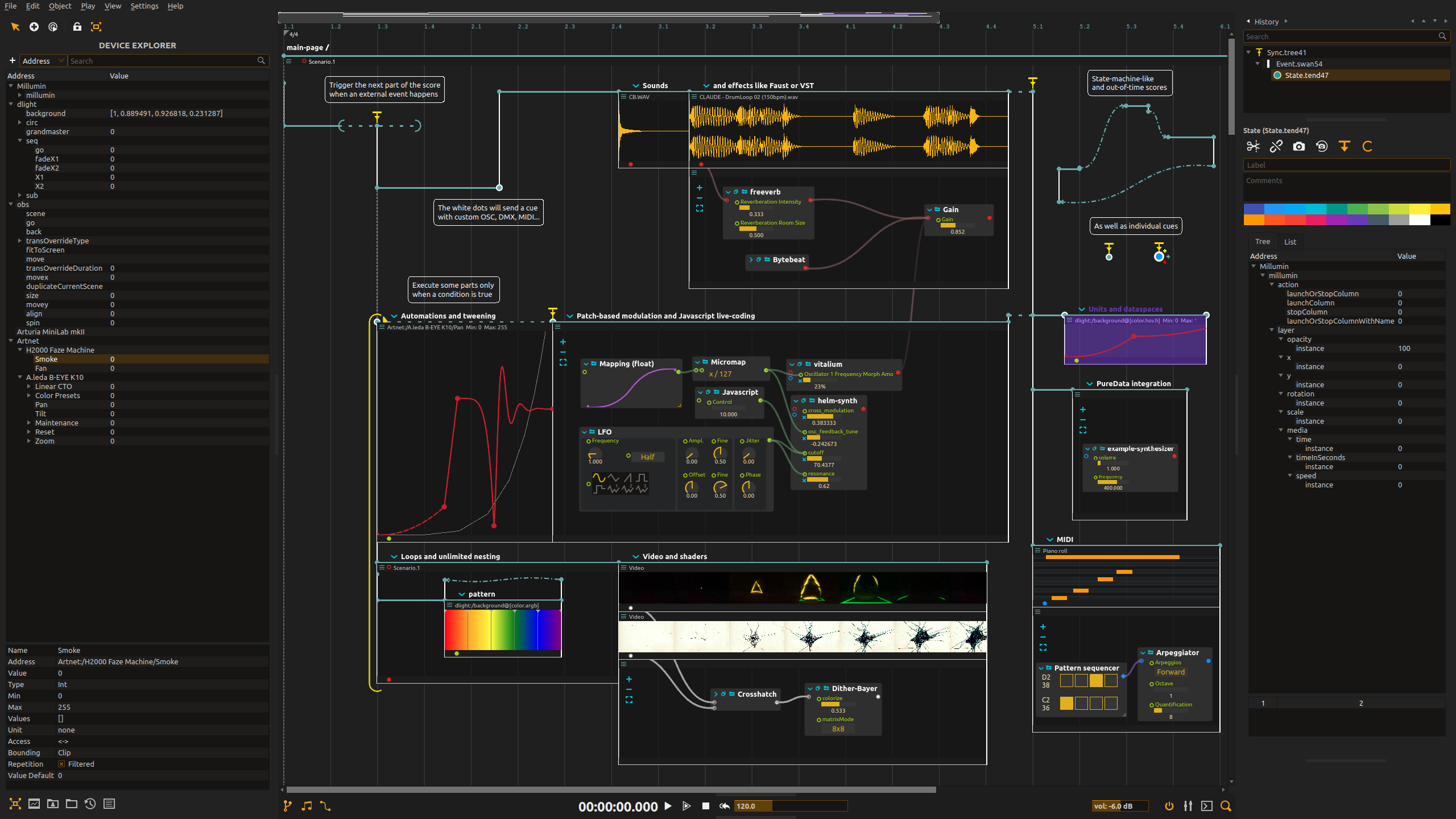 ossia score, an interactive sequencer for the intermedia arts - ossia/score