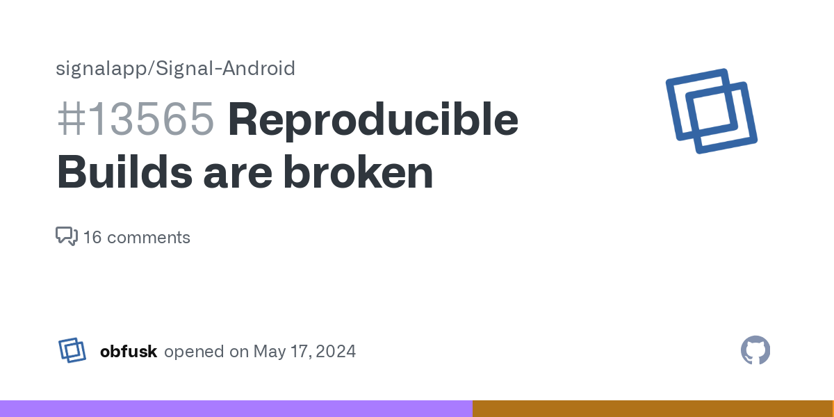 I have searched open and closed issues for duplicates I am submitting a bug report for existing functionality that does not work as intended I have read https://github.com/signalapp/Signal-Android/...