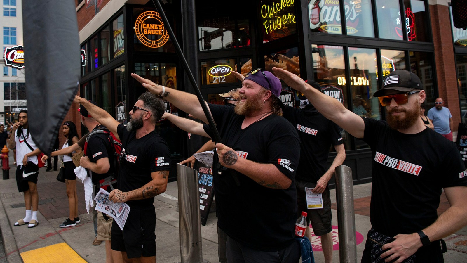 Nazis in Nashville, raising Cane's