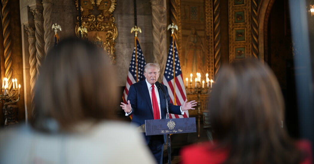 Mr. Trump remarked at a news conference at Mar-a-Lago on Thursday, “I think I have a better instinct than, in many cases, people that would be on the Federal Reserve, or the chairman.”