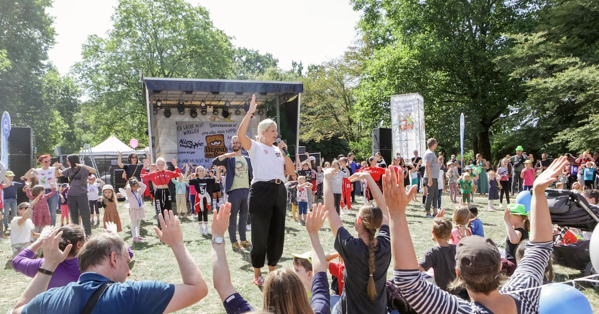 Am 11. August wird der Schulstart im Maschpark gefeiert: Zum Beispiel mit Tanzeinlagen der Tanzschule Familie Bothe.