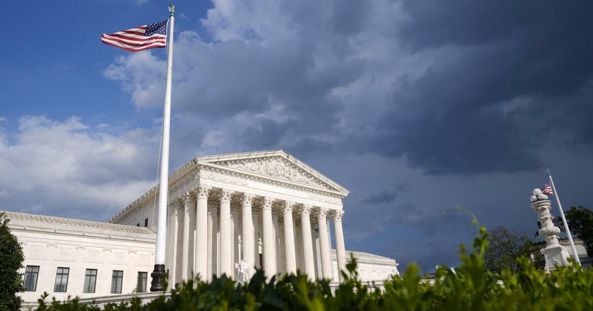 The Supreme Court in Washington, Sunday, June 30, 2024. (AP Photo/Susan Walsh)