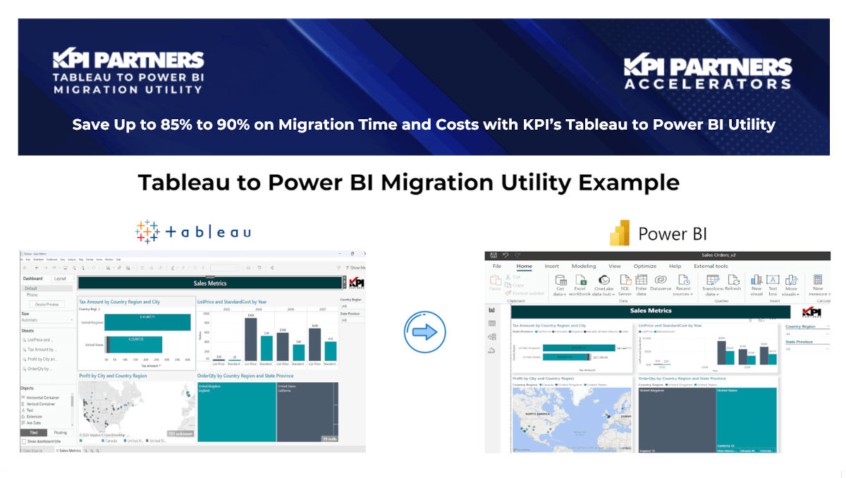 Tableau to Power BI Migration Utility