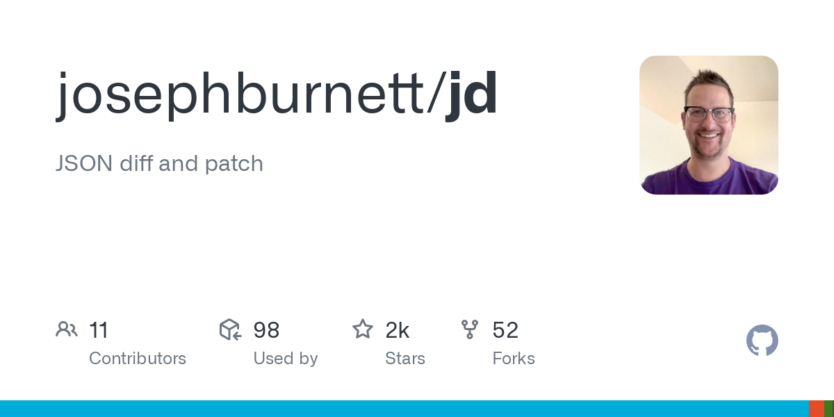 JSON diff and patch. Contribute to josephburnett/jd development by creating an account on GitHub.