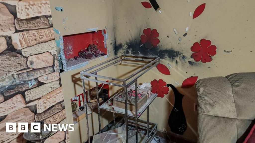 A radio device exploded in the city of Baalbek is seen as wireless communications device explosions across Lebanon have killed 9 people and injured more than 300, according to initial estimates in Baalbek, Lebanon on September 18, 2024.