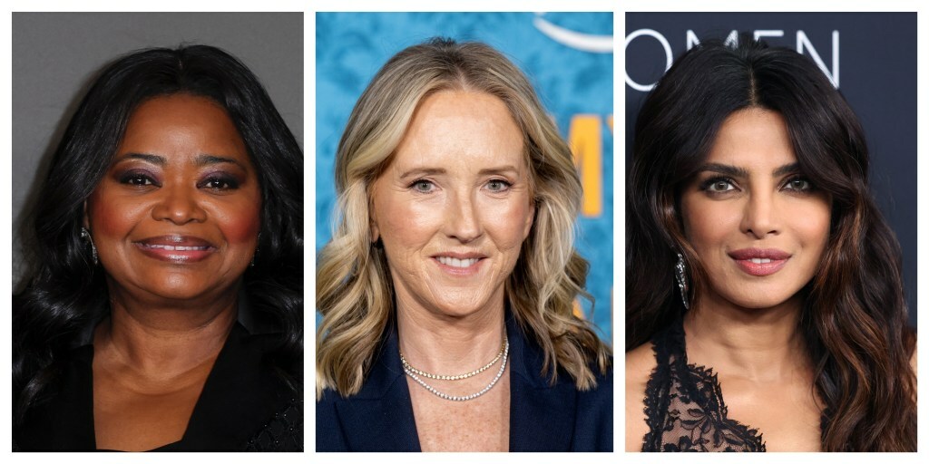 Octavia Spencer, Jennifer Salkem Priyanka Chopra-Jonas