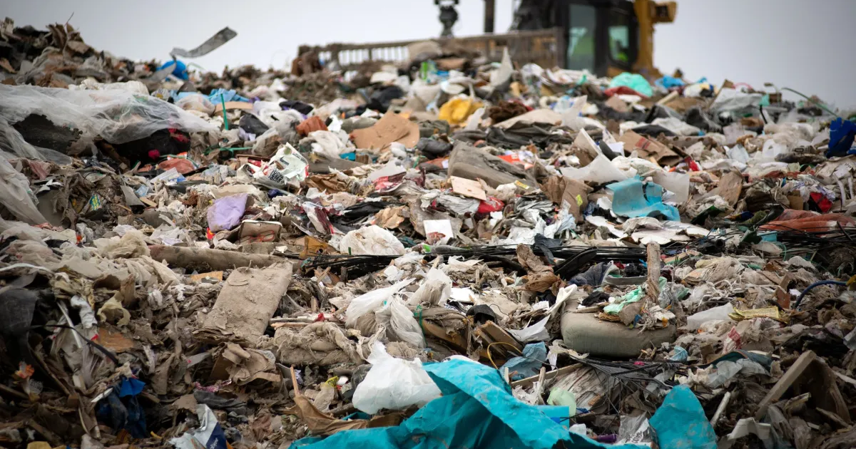 Trash at the Juniper Ridge Landfill in Old Town waits to be compacted in this file photo from Jan. 19, 2022.