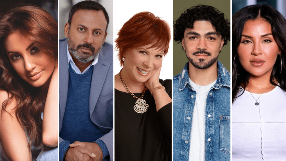 Francia Raisa, Rizwan Manji, Vicki Lawrence, Adam Irigoyen & Annie Gonzalez