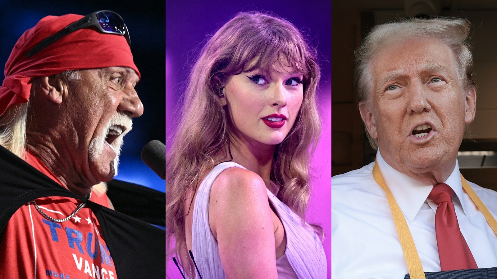 The 20 Craziest Moments of the 2024 Presidential Race Hulk Hogan, Taylor Swift, and Donald Trump