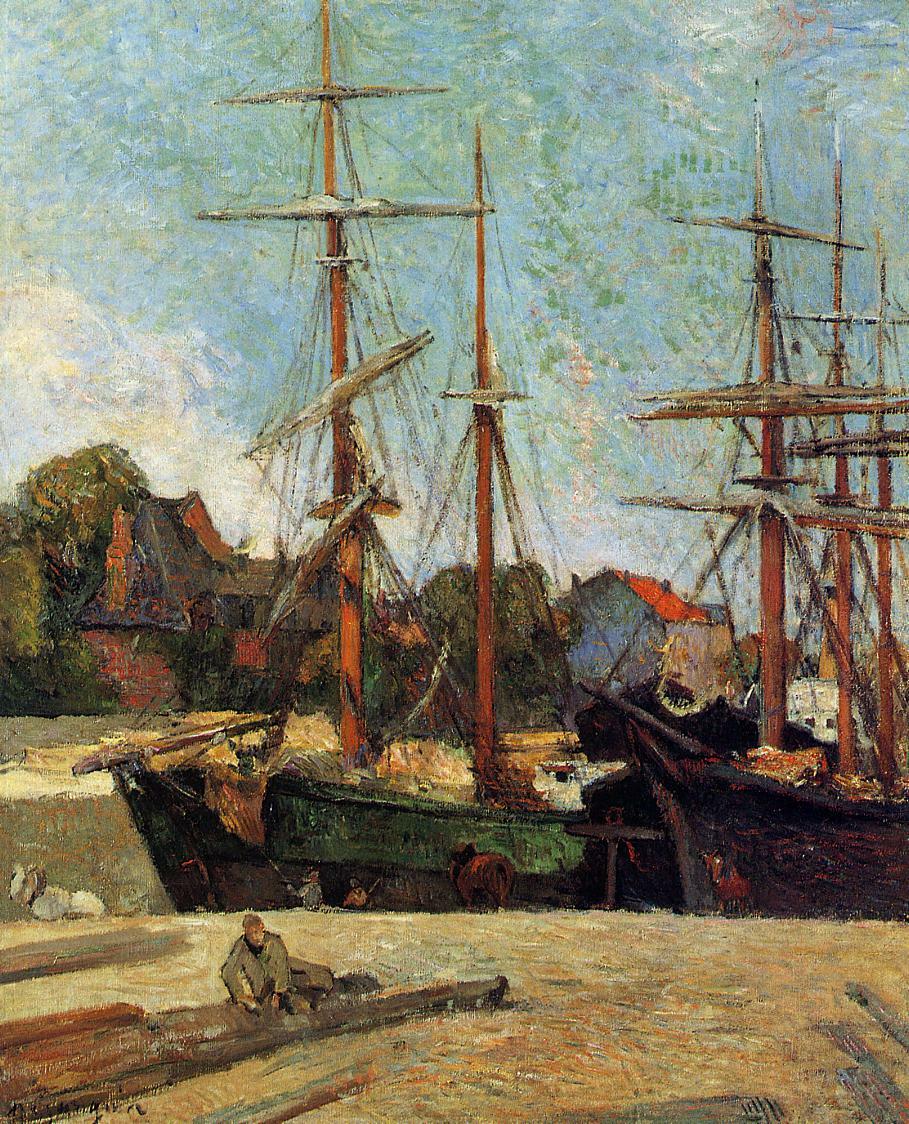 Paul Gauguin i jego „Szkutnik i trzy maszty” (1886) – analiza dzieła