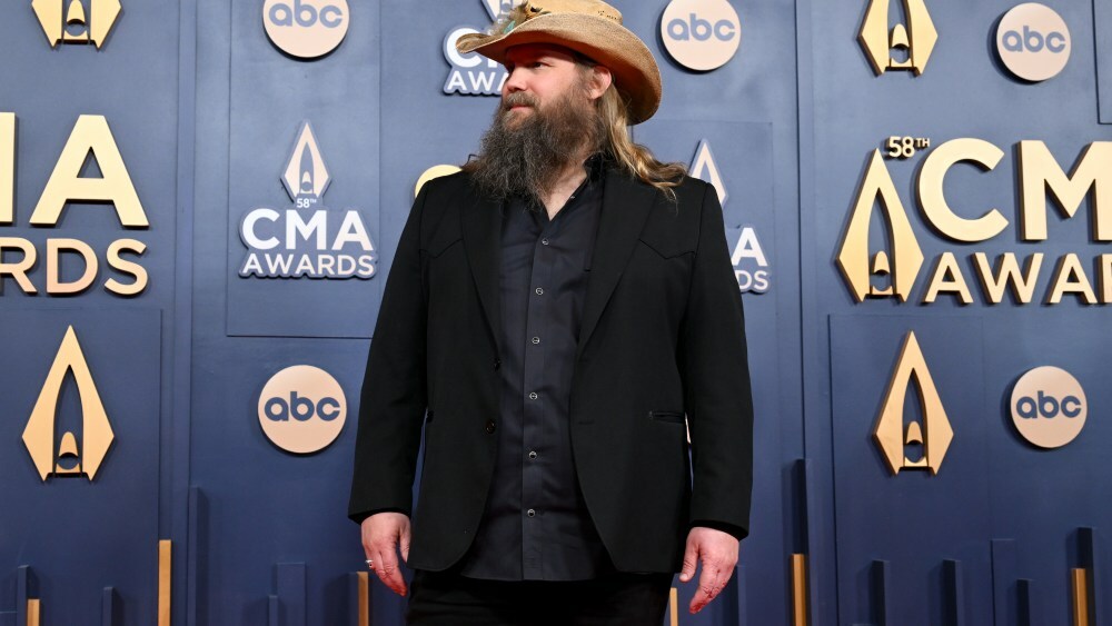 Chris Stapleton at The 58th Annual CMA Awards at Bridgestone Arena on November 20, 2024 in Nashville, Tennessee.