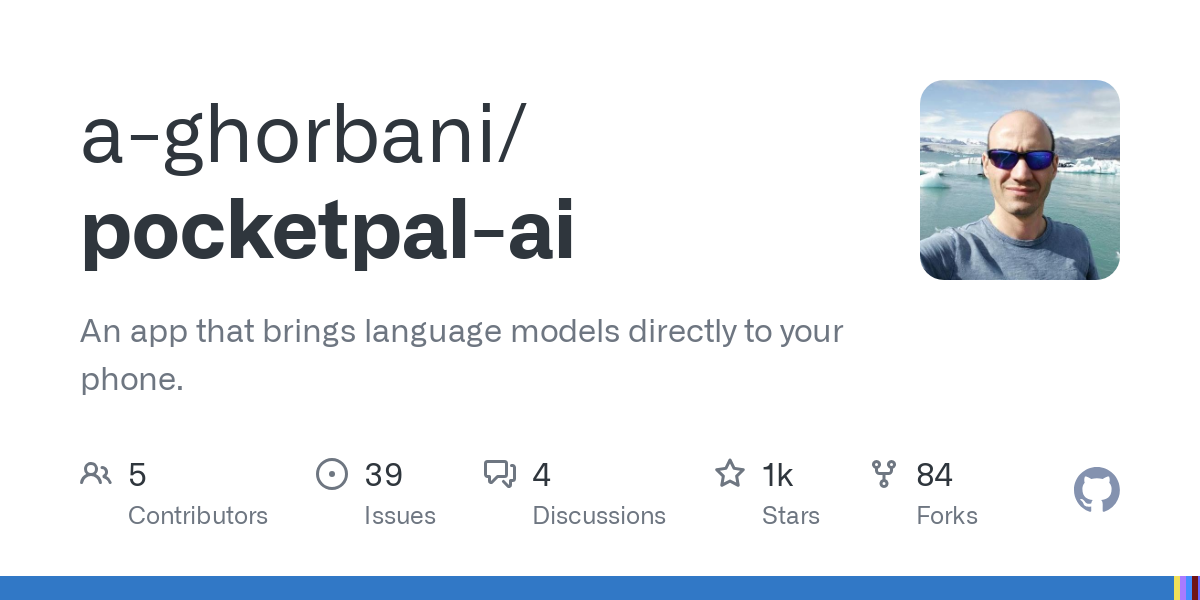 An app that brings language models directly to your phone. - a-ghorbani/pocketpal-ai