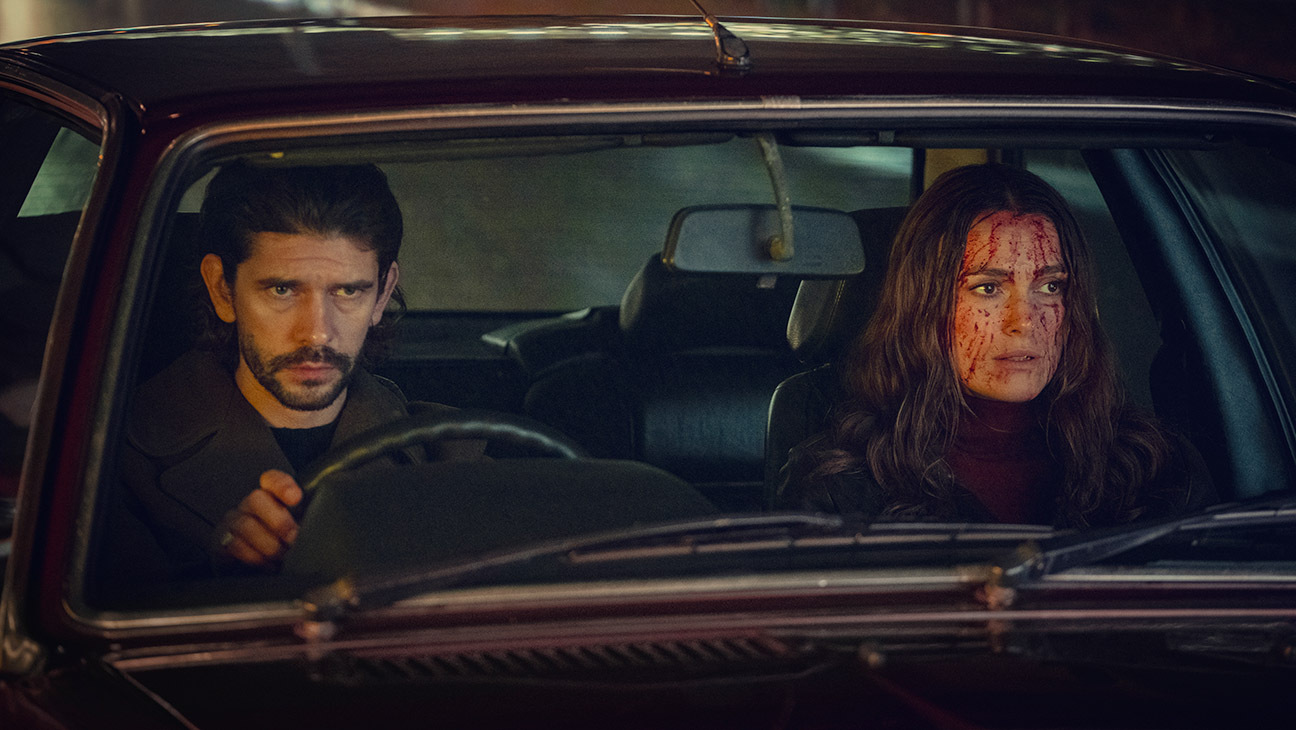Ben Whishaw and Keira Knightley in 'Black Doves.'