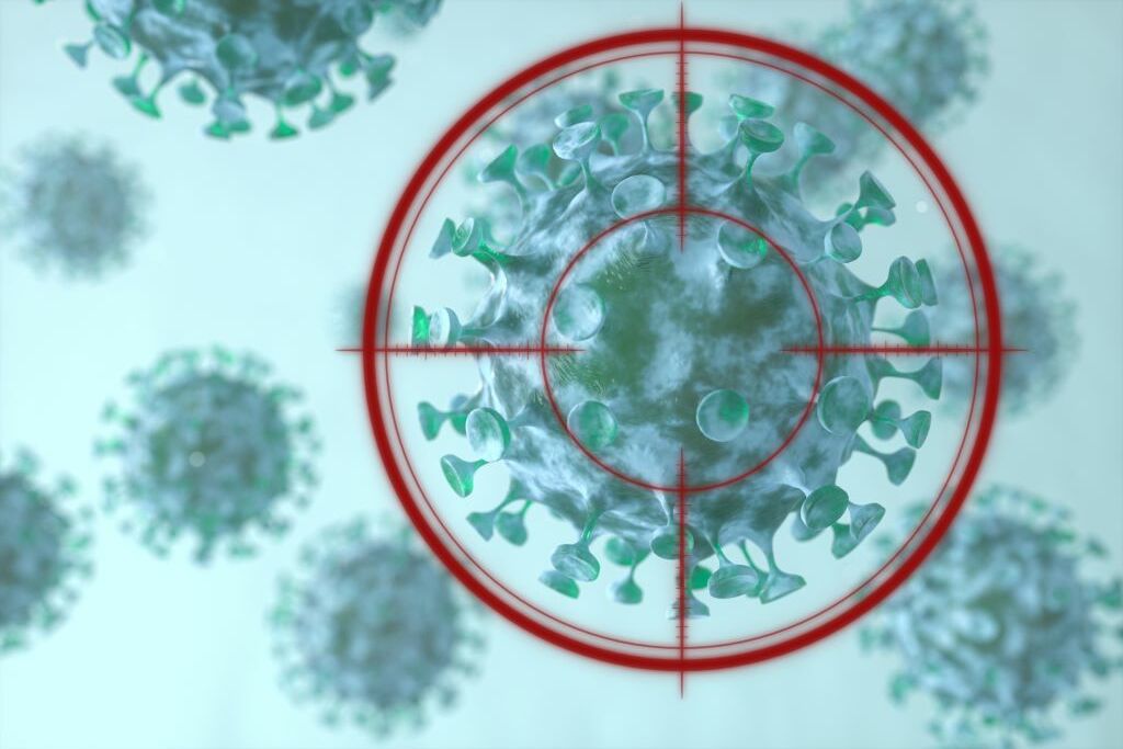 Action coordonnées cibles virus