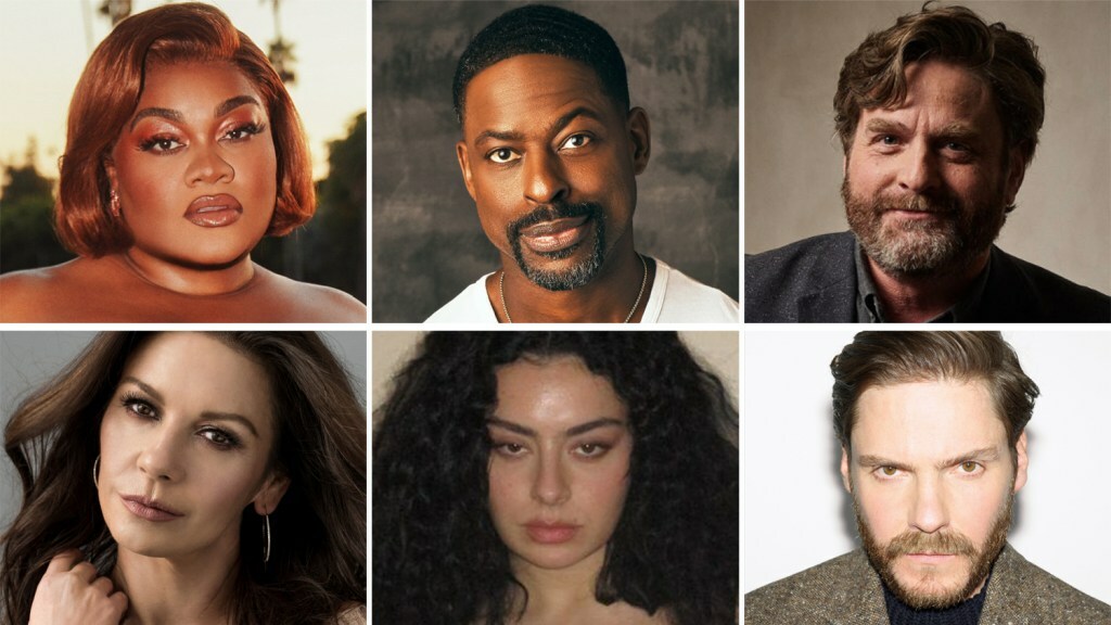 Da'Vine Joy Randolph, Sterling K. Brown, Zach Galifianakis, Daniel Bruhl, Charli XCX, and Catherine Zeta-Jones