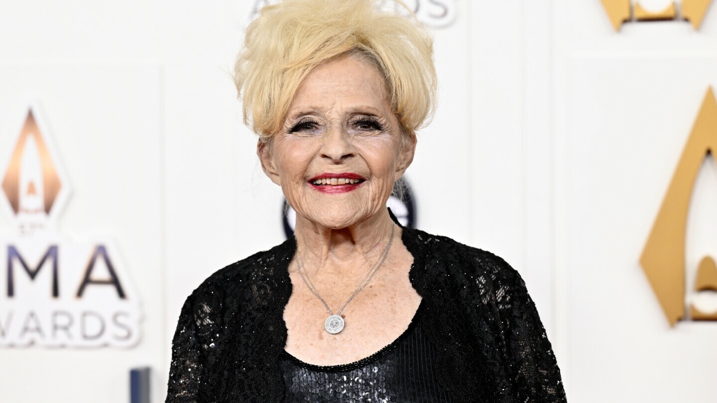 Brenda Lee arrives at the 57th Annual CMA Awards on Wednesday, Nov. 8, 2023, at the Bridgestone Arena in Nashville, Tenn. (Photo by Evan Agostini/Invision/AP, File)