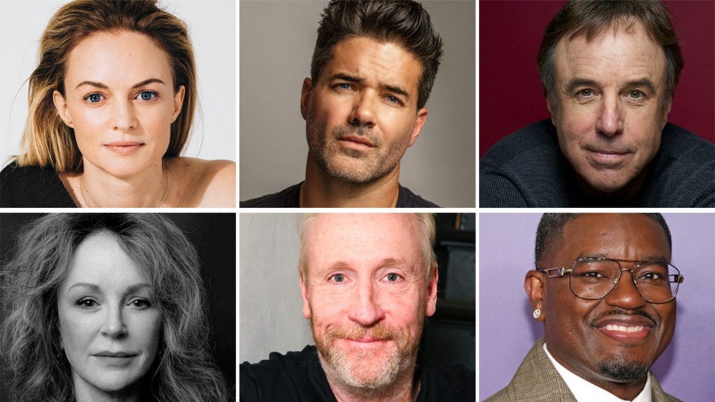 Heather Graham, Jeremy John Wells, Kevin Nealon, Lil Rel Howery, Matt Walsh, and Bonnie Bedelia