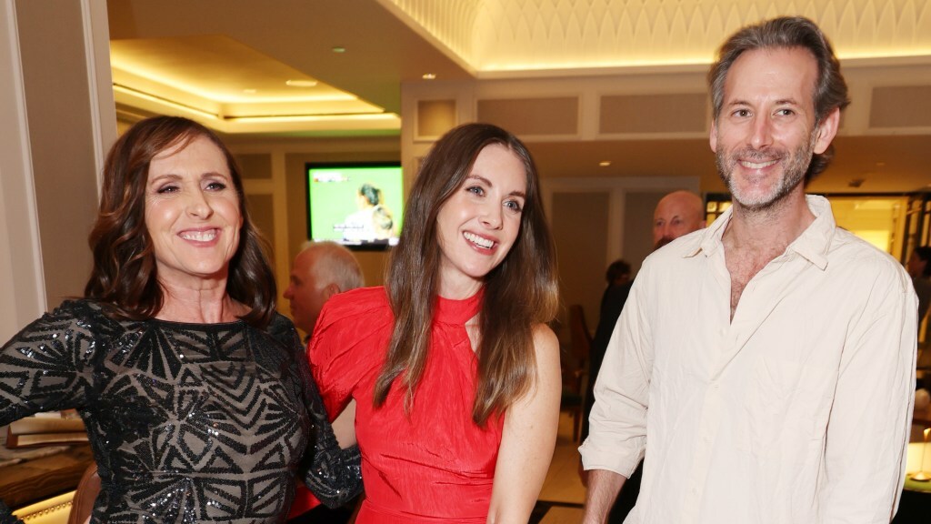 (L-R): Molly Shannon, Alison Brie and Jeff Baena