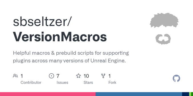Helpful macros & prebuild scripts for supporting plugins across many versions of Unreal Engine. - sbseltzer/VersionMacros