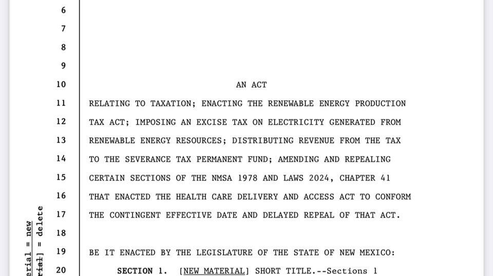 Rep John Block Proposes Tax Increase on Renewable Energy