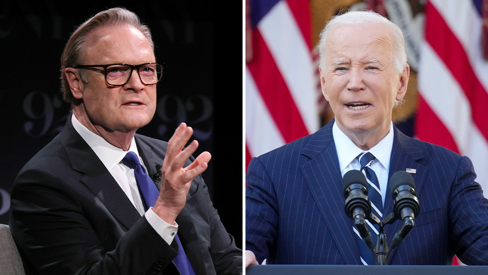 Lawrence O'Donnell and Joe Biden