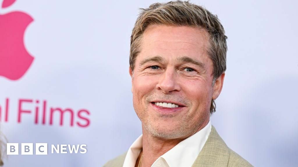 A headshot of Brad Pitt