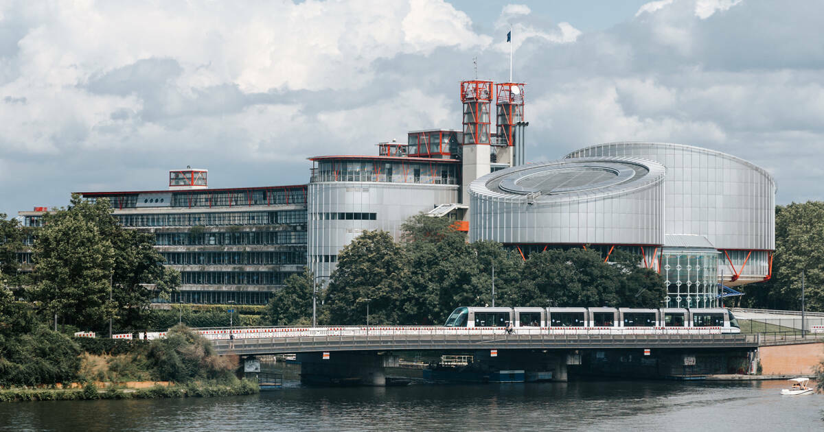 La Cour européenne des droits de l'homme à Strasbourg.