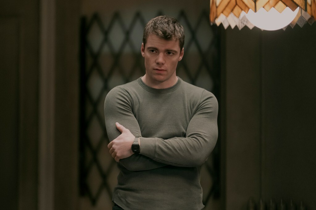 Gabriel Basso as Peter Sutherland in episode 202 of The Night Agent.