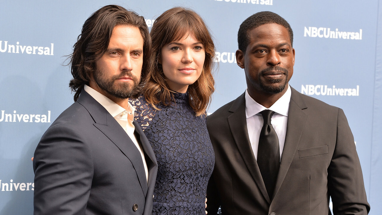 Milo Ventimiglia, Mandy Moore and Sterling K. Brown
