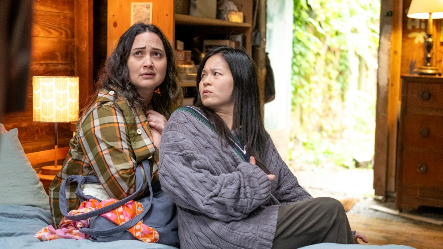 Lily Gladstone, Kelly Marie Tran in 'The Wedding Banquet'.