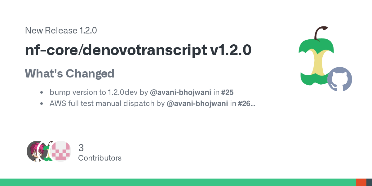 What's Changed

bump version to 1.2.0dev by @avani-bhojwani in #25
AWS full test manual dispatch by @avani-bhojwani in #26
Update spades resources and usage instructions by @avani-bhojwani in #27
I...