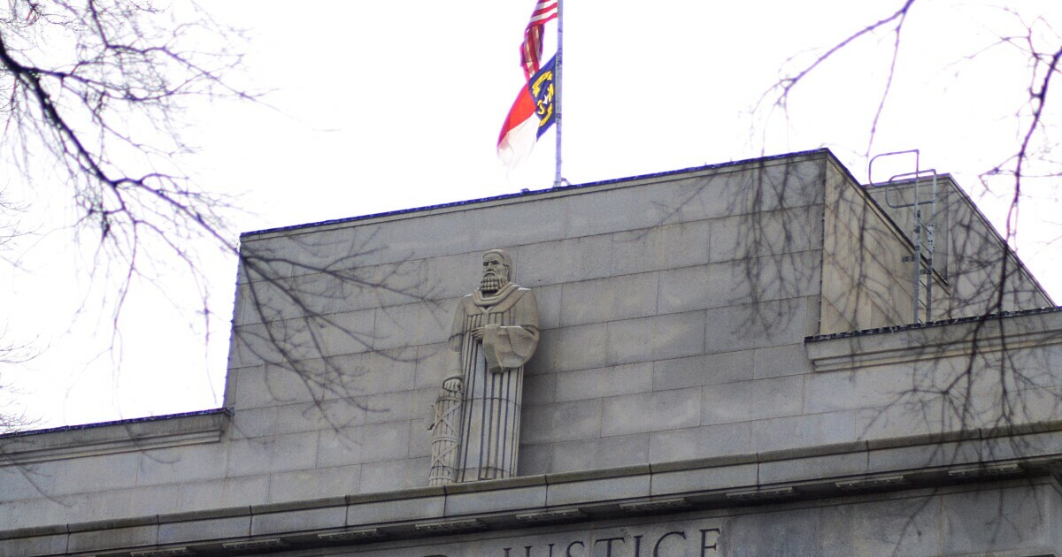 The North Carolina justice building in Raleigh, which is home to the state Supreme Court, on Thursday, Jan. 23, 2025.